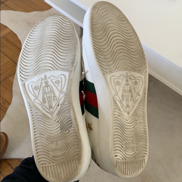 Authentic Gucci Ace bees & stars MEN sneaker - Picture 6 of 6